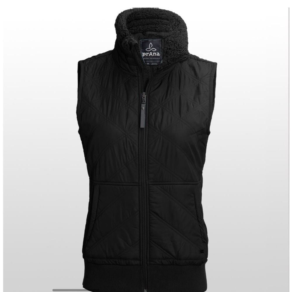PrAna Black Quilted Vest - Picture 2 of 6